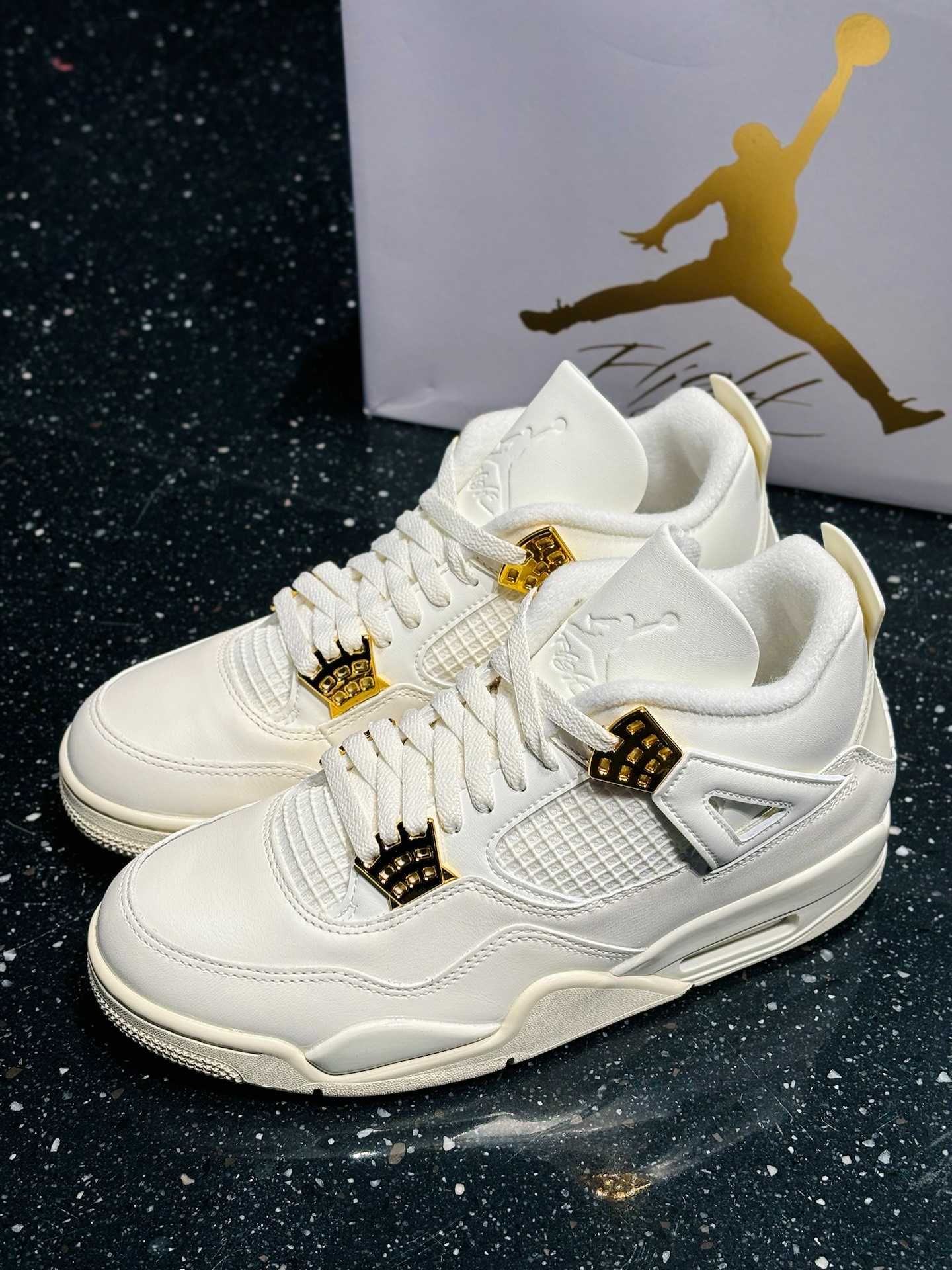 Jordan4Retro Metallic Gold R.45
