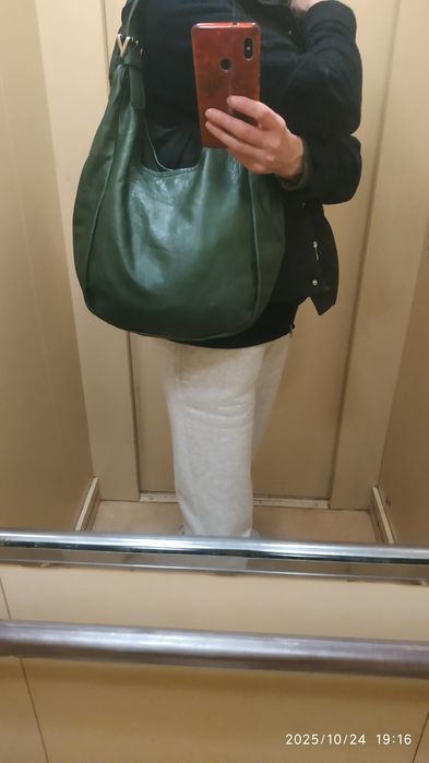 Сумка шопер  Італія шкіряна