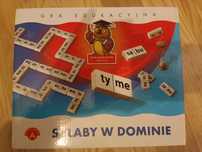 Sylaby w dominie - gra edukacyjna