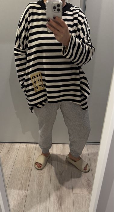 Tunika bluza sweter 100% bawełna oversize