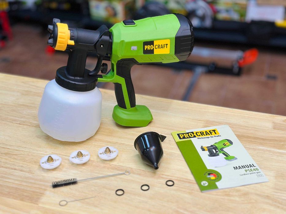 Вмісткий Краскопульт Procraft (Тушка) Безщітковий , Регульований