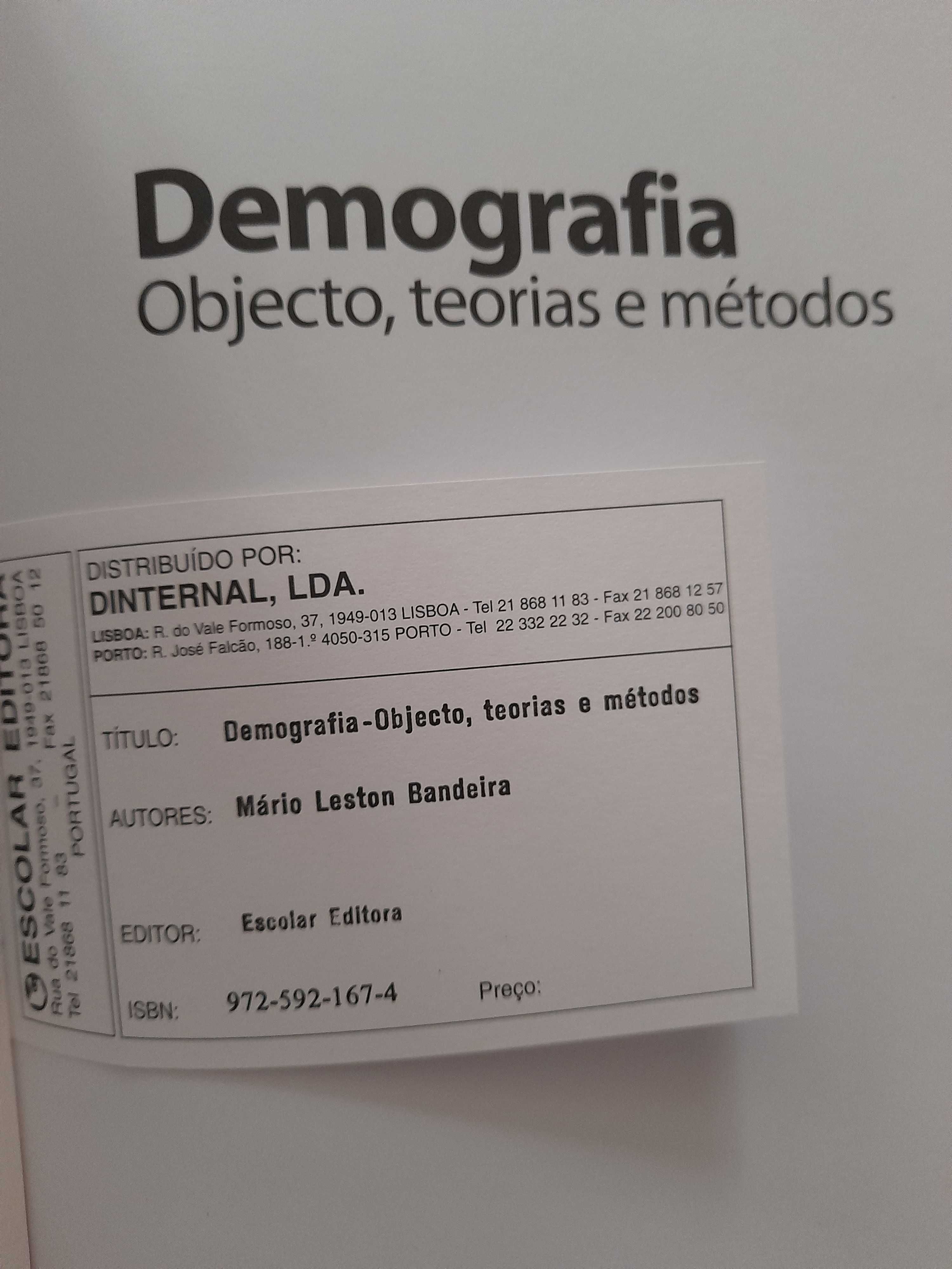 Livros de Demografia