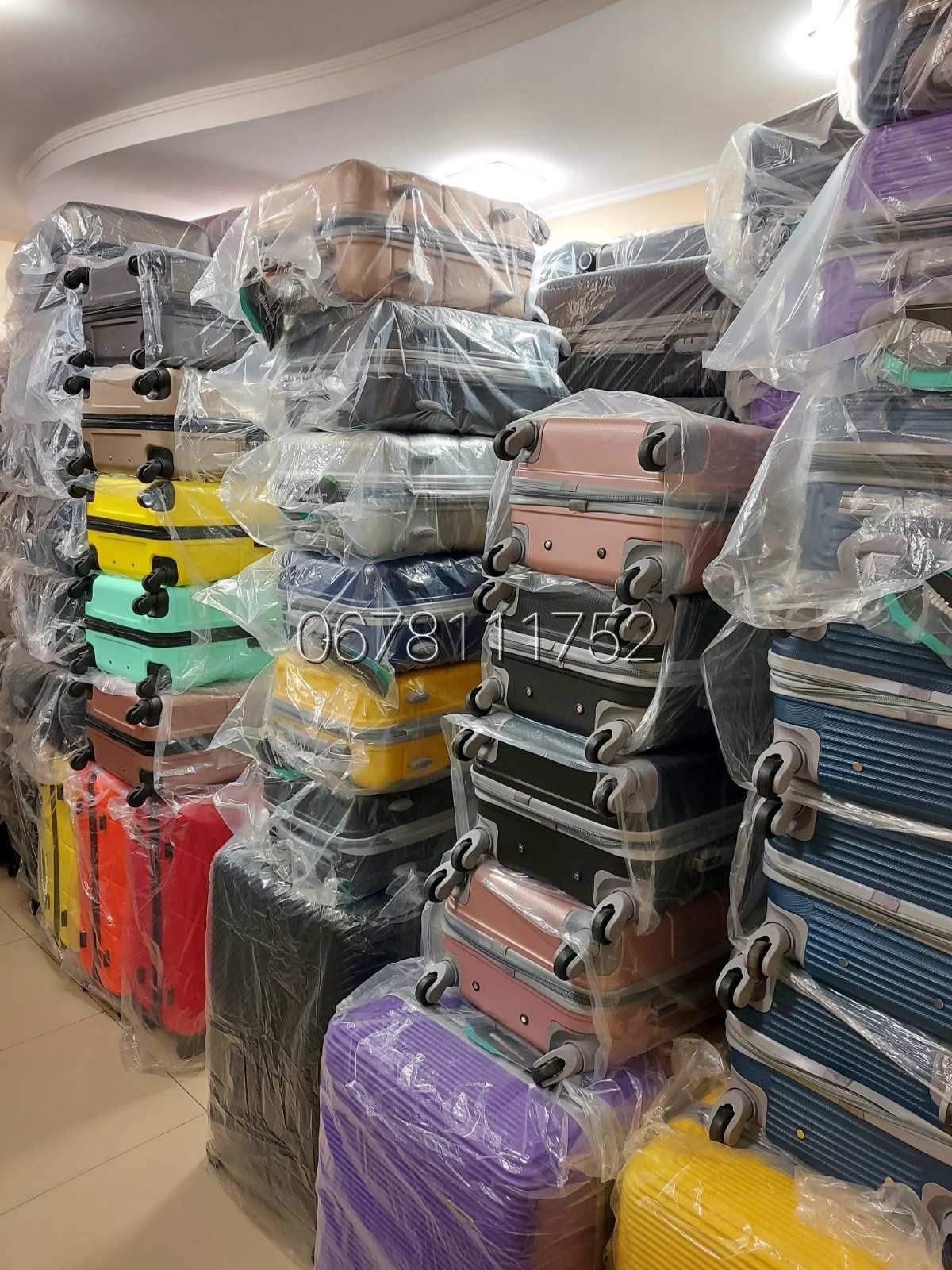 МАГАЗИН - СКЛАД валізи чемоданы сумки на колесах ручна поклажа рюкзаки