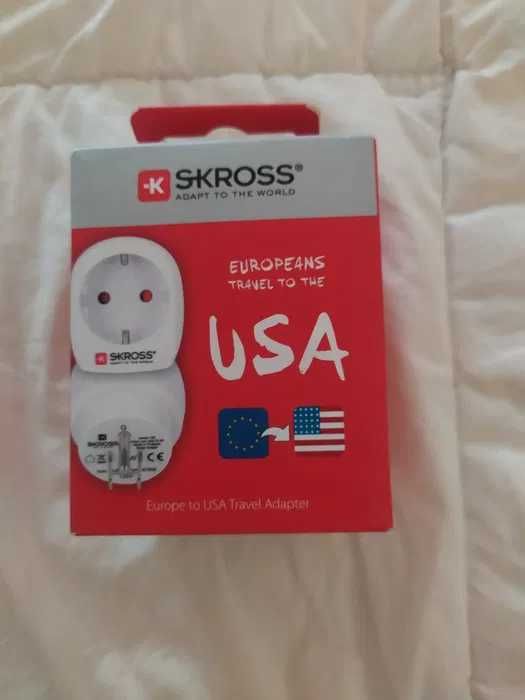 Adaptador Tomada Skross Europa para Estados Unidos