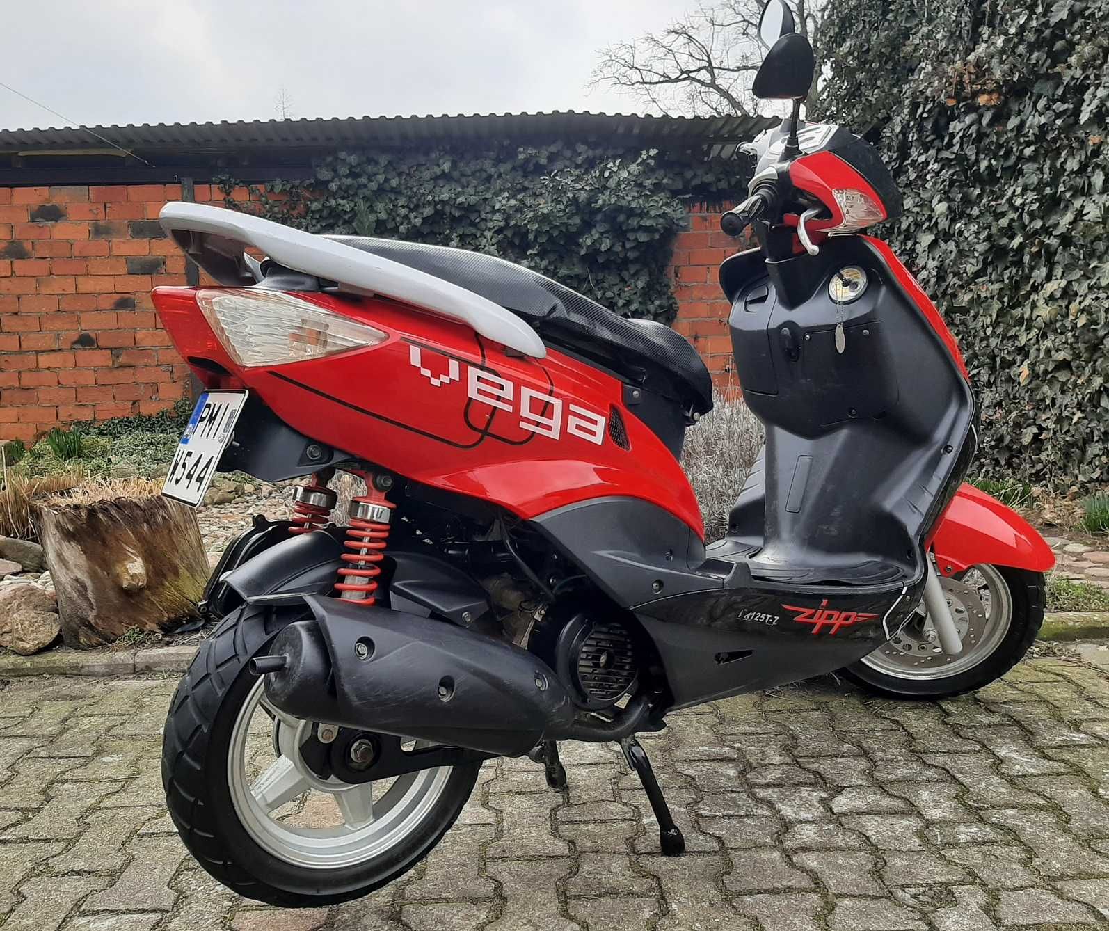 Zadbany skuter Zipp Vega 125ccm 4t 2007r 1wł tylko 4512km
