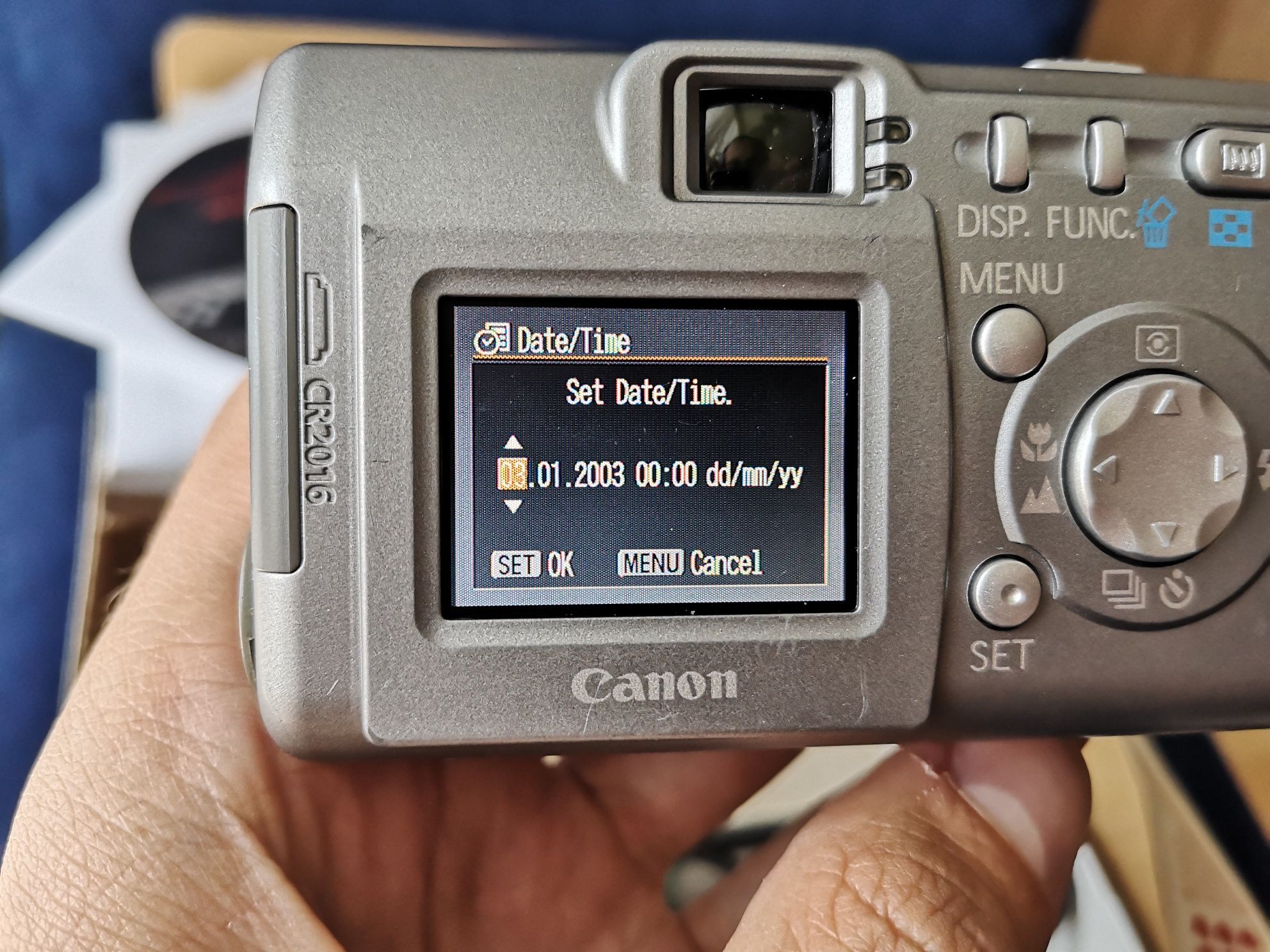 Aparat Canon Power Shot A300 uszkodzony 2003 rok
