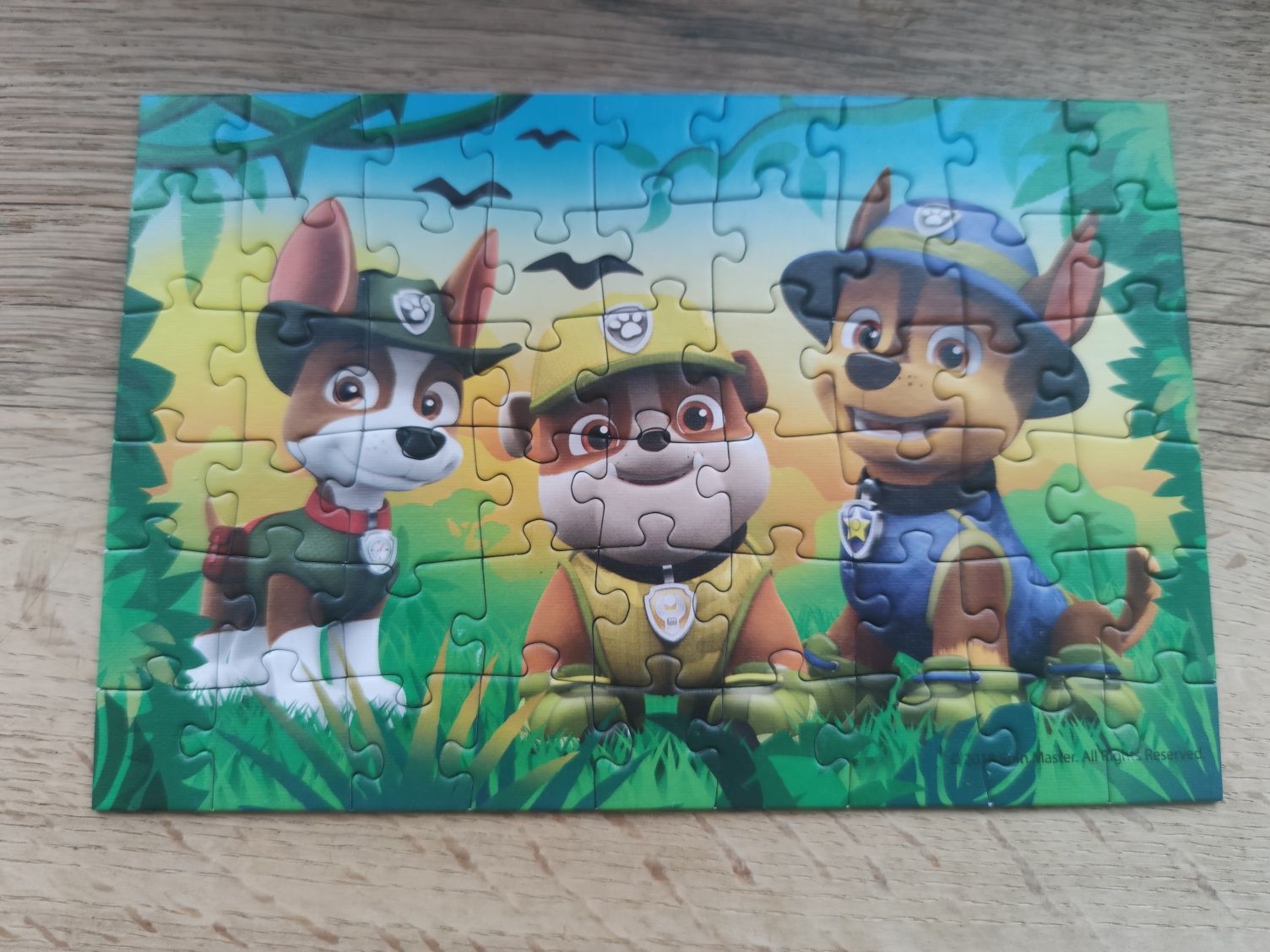 Puzzle 54 szt x 2 + plansze do nauki pisania z flamastrem zmazywalnym