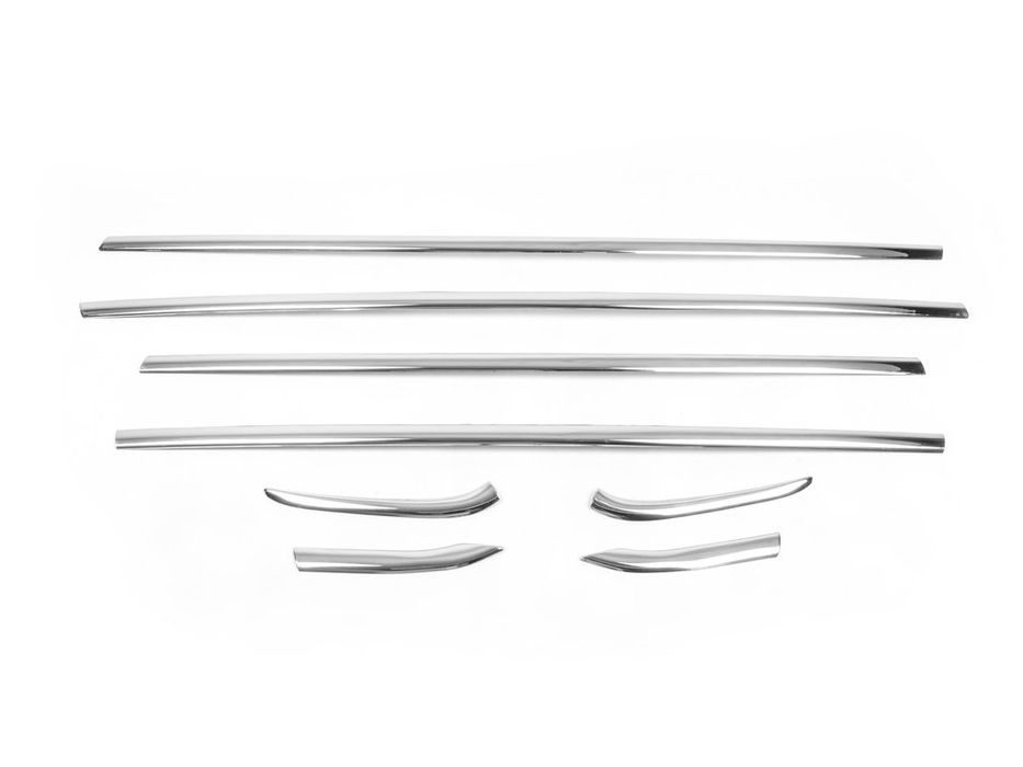 Ford Fiesta 2008-2017 Нижние молдинги стекол, окантовка окон Carmos