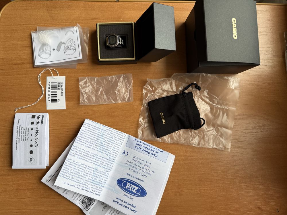 Nowy Gwarancja 6 lat paragon Casio CRW 001