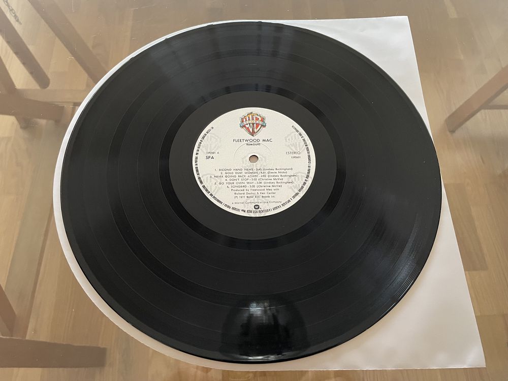The Fleetwood Mac Rumours - The Rolling Stones 12x5 LP Vinil