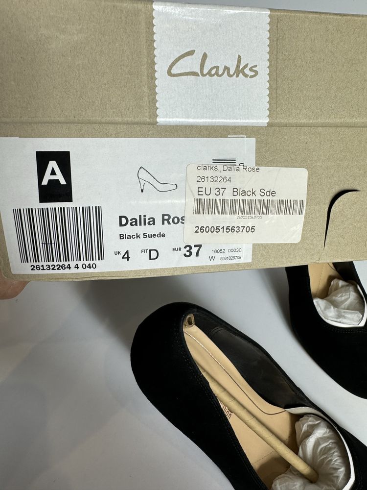 Nowe Clarks szpilki damskie buty damskie na obcasie 37 outlet