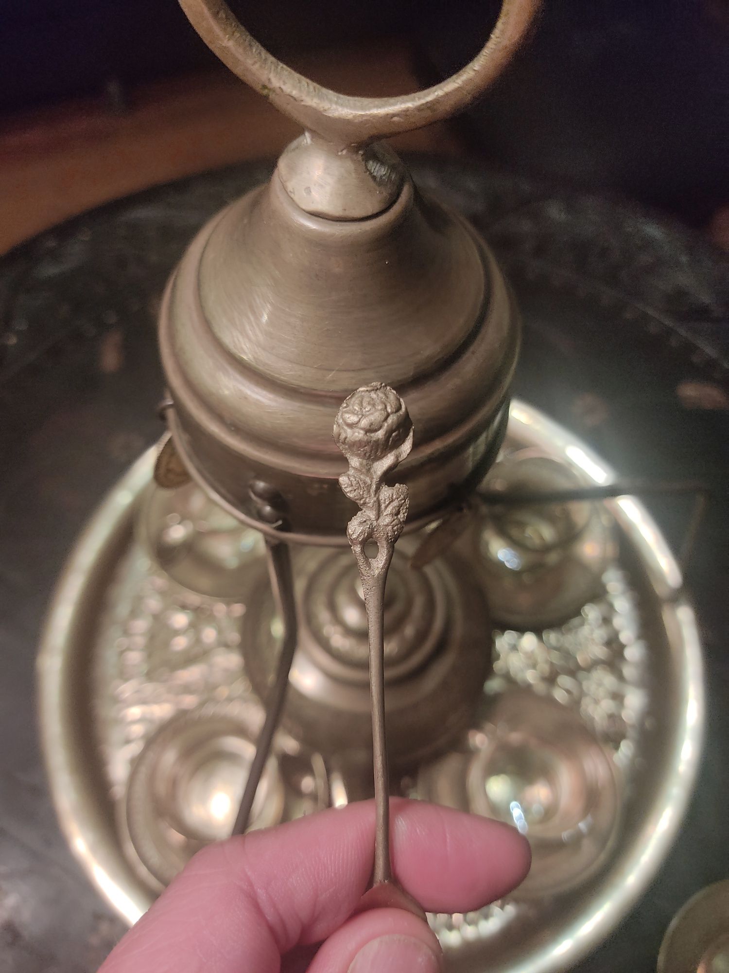 Serviço de chá vintage da turquia restaurado