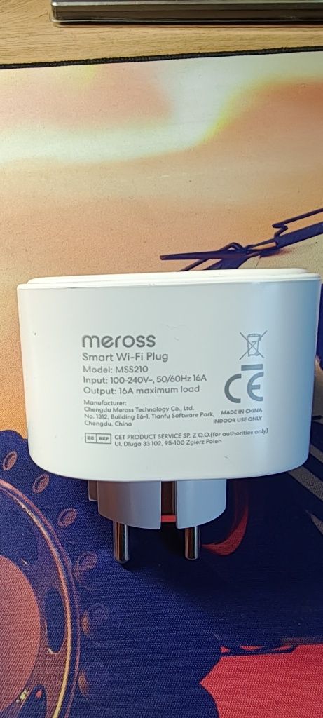 Meross MSS210 Smart wi-fi gniazdko Smart

Smart Wi-Fi Plug

MSS210