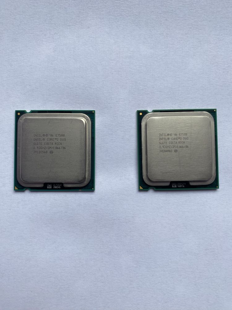 Процесор Intel core 2 duo E7500 + радіатор