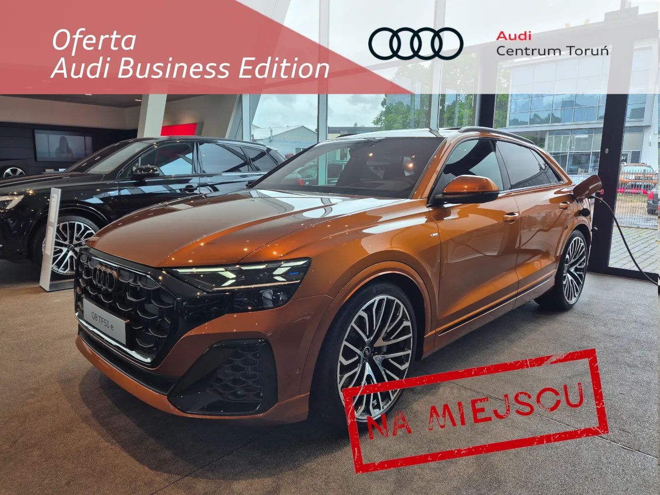 Audi Q8 394 KM | OFERTA AUDI BUSINESS | Hak | Masaż | Szyberdach | HD Matrix