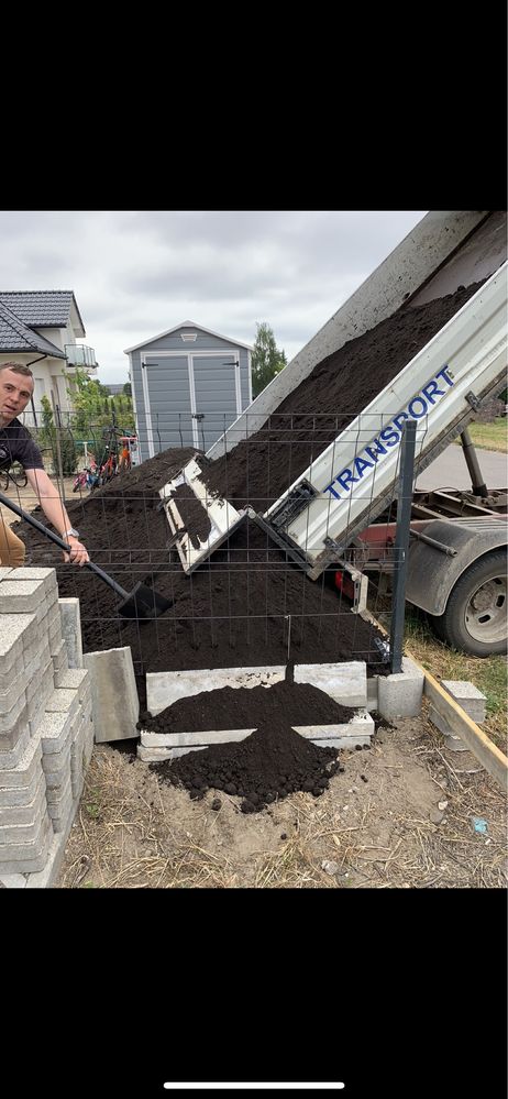 Piasek ziemia czarnoziem kruszywo żwir frez piach 0-2 płukany beton