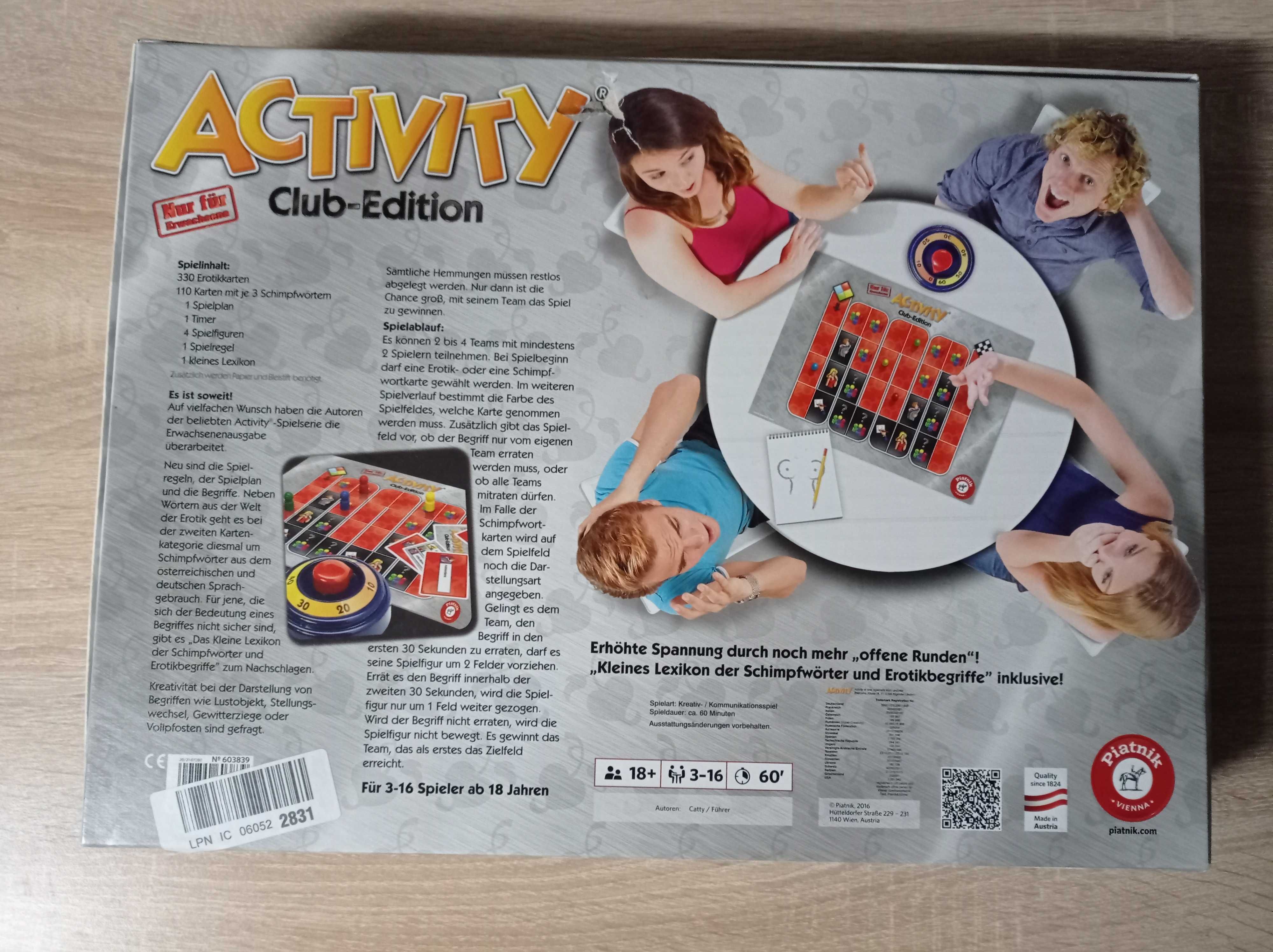 Piatnik Activity Club Edition