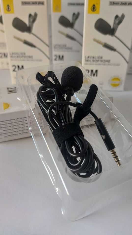 MICROFONE LAPELA DE MOLA