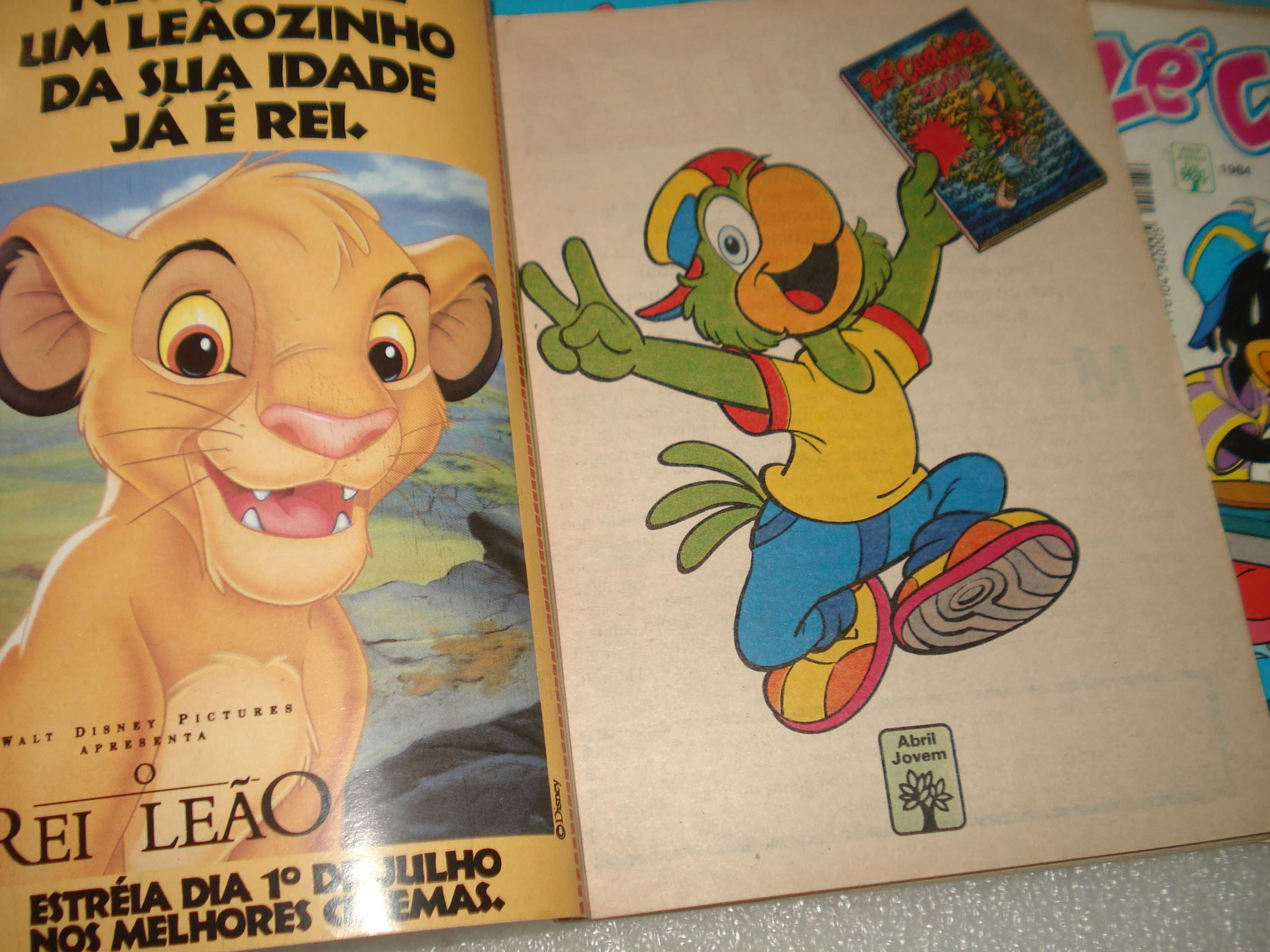 antigas bandas desenhadas do Zé Carioca 1984 a 2000