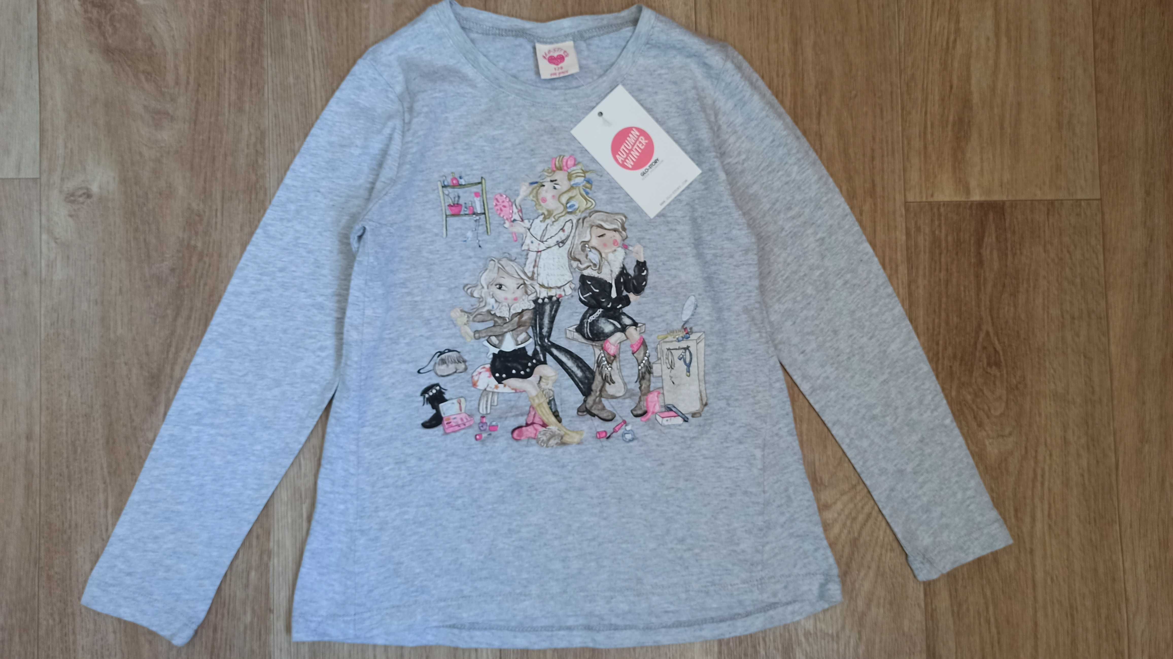 Регланы, кофточки, туники на девочку 6-8лет 122-128 см