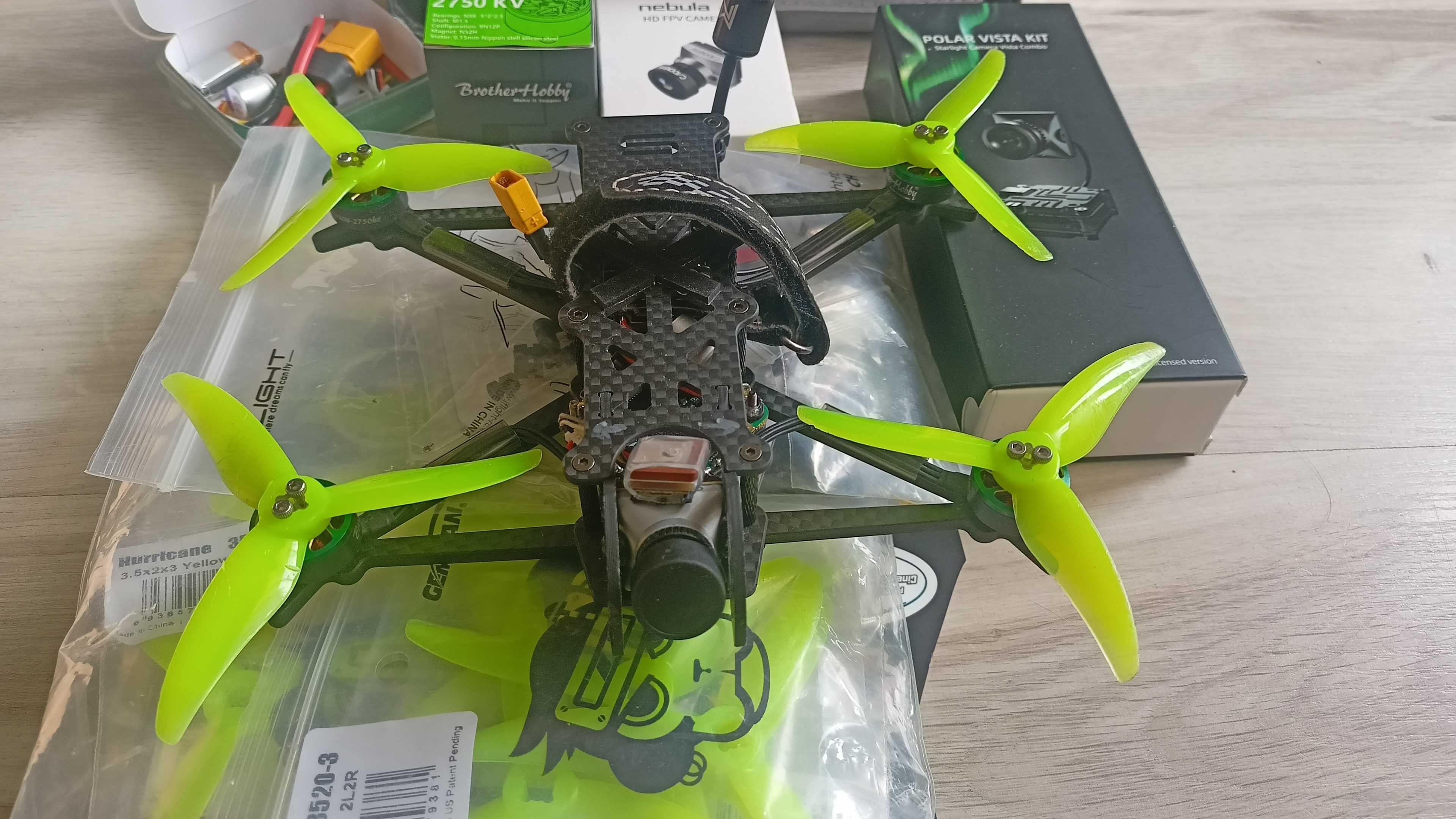 Dron FPV 3,5” Chris Rosser AOS Vista HD ExpressLRS GPS + akcesoria