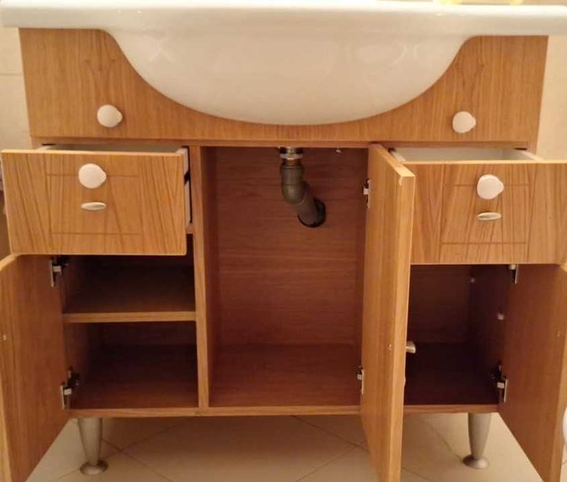 Móvel casa de banho com lavatório e espelho (em conjunto ou separado)