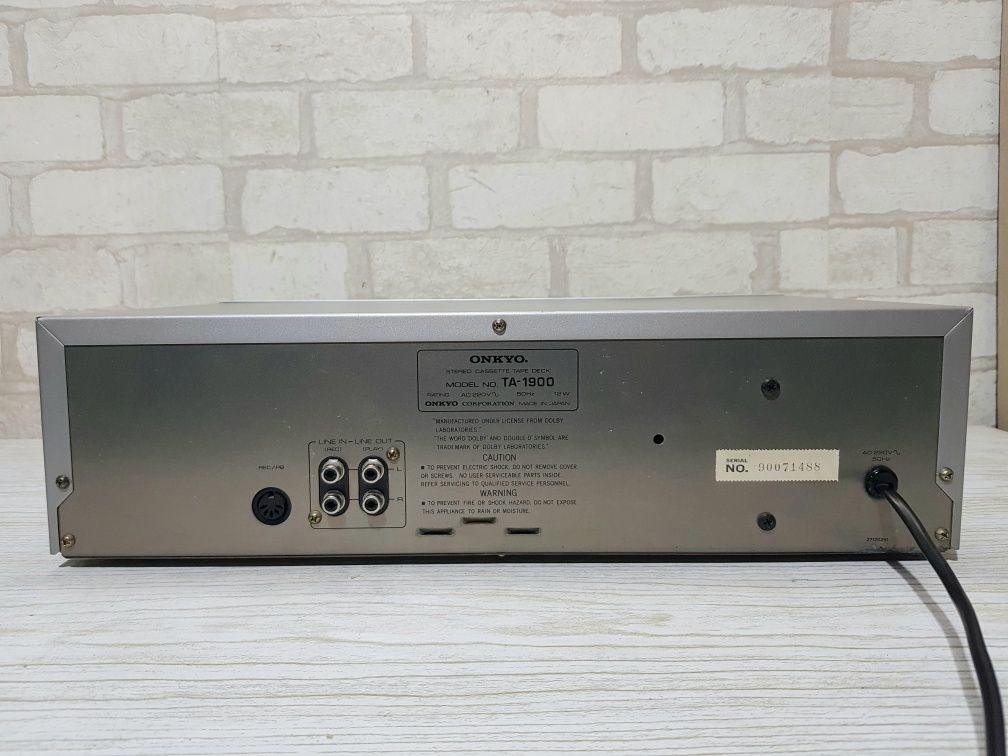 Стерео касетна дека/касетная Onkyo TA-1900  б/у з Німеччини