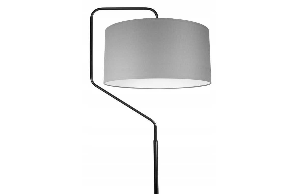 Lampa podłogowa 155cm/40cm Nowoczesna Odcienie szarości i srebra Nowa