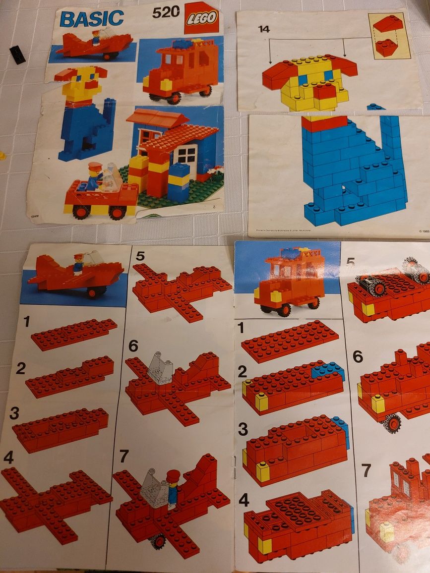 Lego basic 520 sama instrukcja