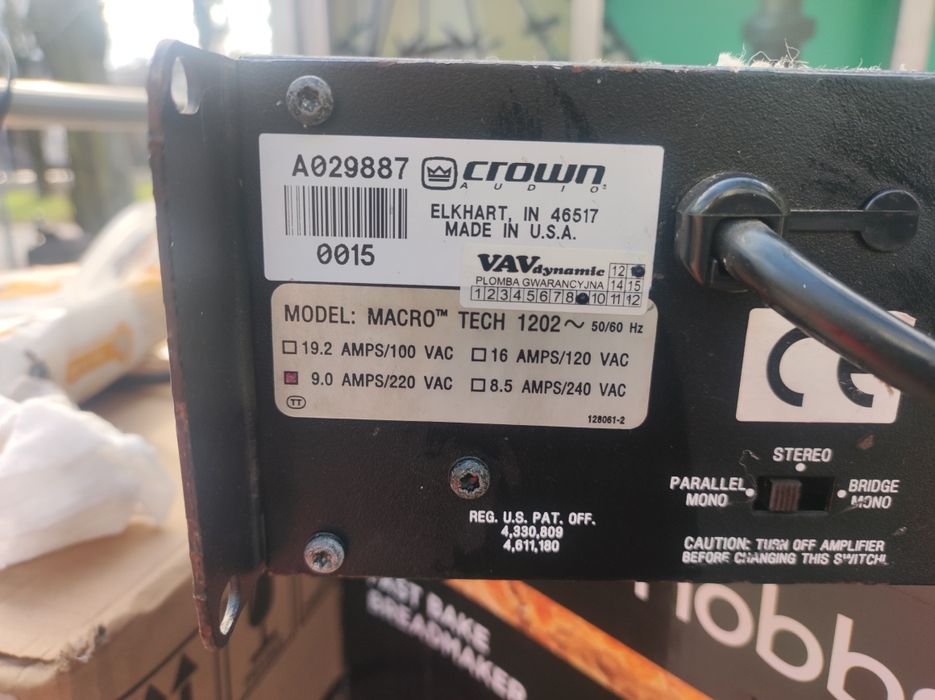 Wzmacniacz Crown 1202