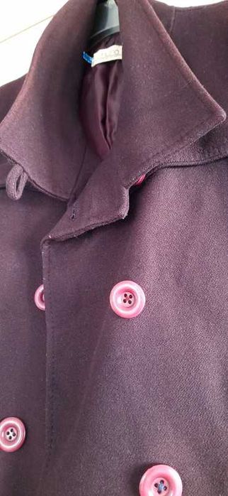 Kurtka, płaszczyk. Żakiet jesień/wiosna. Śliwkowy. Rozmiar 36