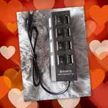 Rozgałęźnik Rozgałęziacz Przedłużacz Listwa Zasilająca HUB USB 4 Porty