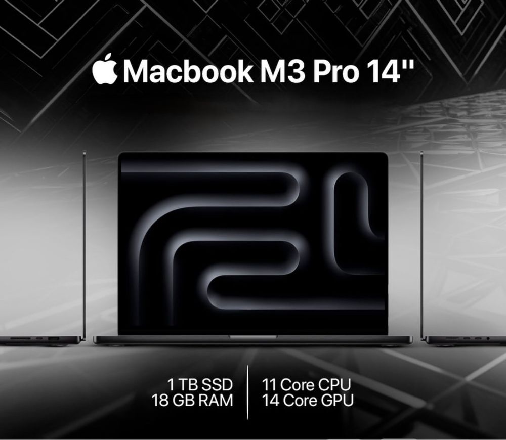 MacBook PRO 14” M3 PRO 18GB / 1TB | 36GB / 1TB