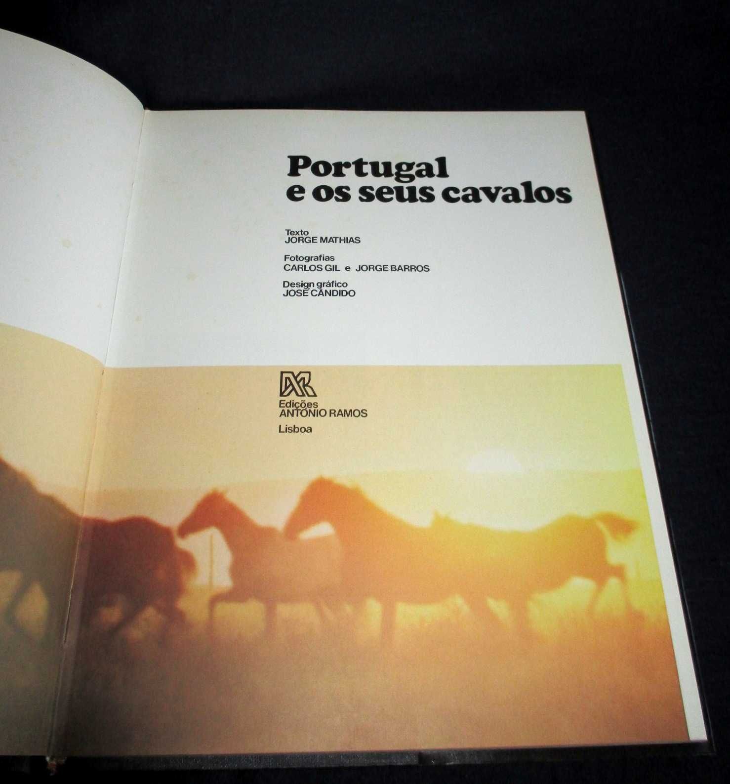 Livro Portugal e os seus Cavalos Jorge Mathias