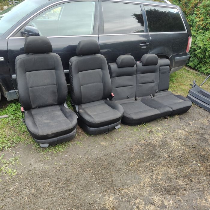 Fotele czarne Passat B5 FL kombi