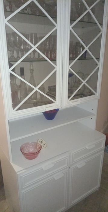 armário de sala branco, estante, cristaleira