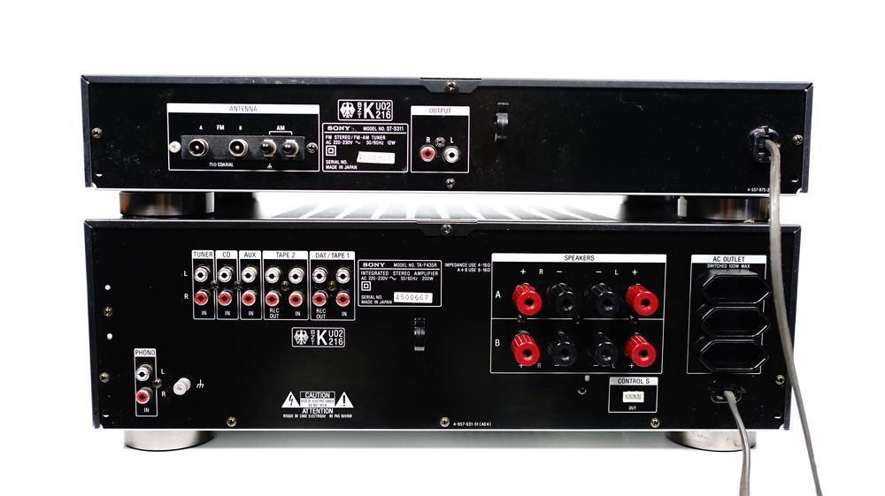 Zestaw SONY wzmacniacz TA-F435R + tuner ST-S311 * 2x85W 4-16 Ohmów