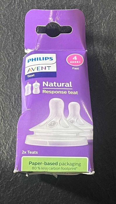 Smoczek do butelki Philips Avent natural Antykolkowy RESPONSE 3m+ nr4