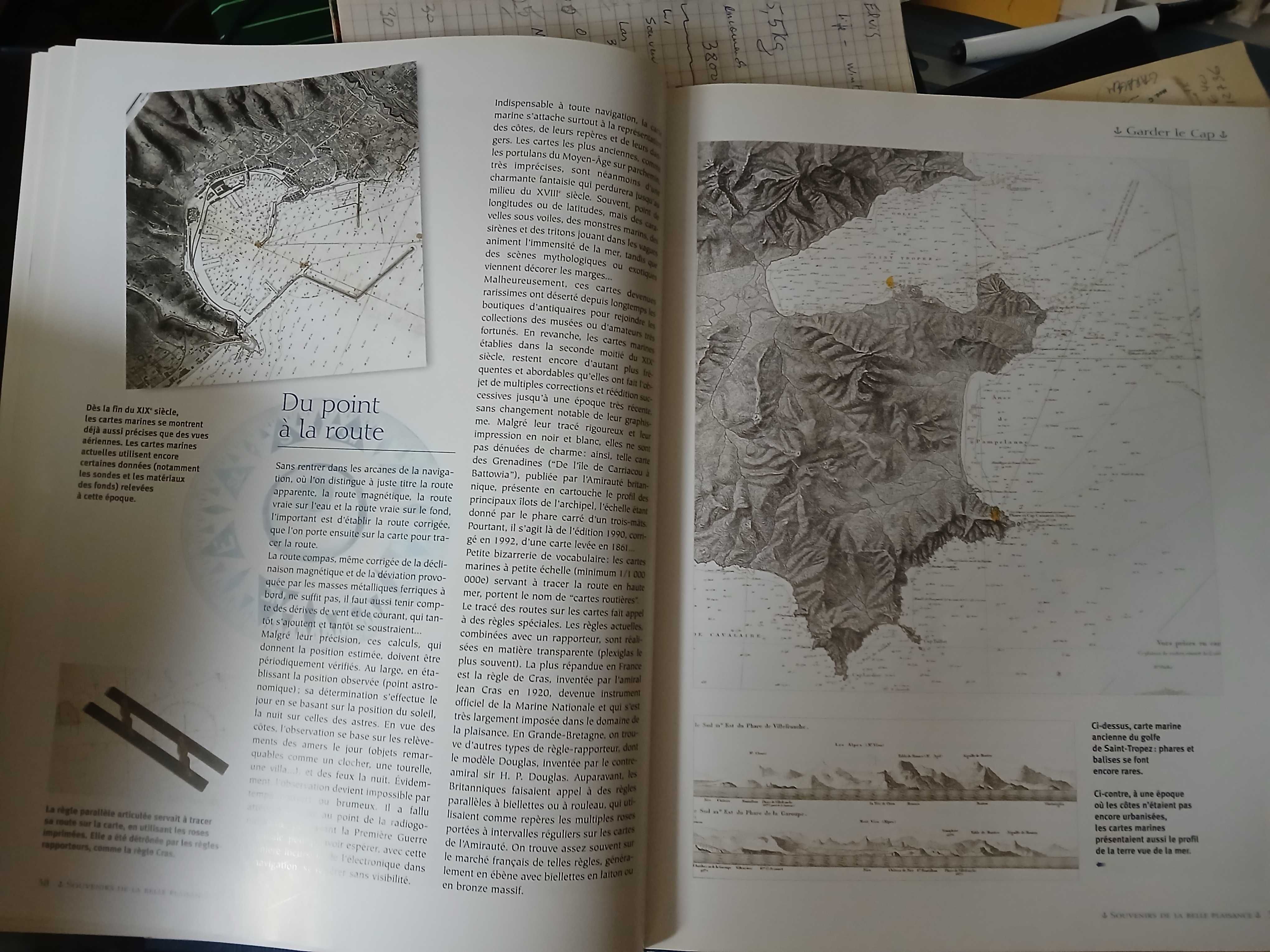 Barcos - aparelhamento - Livro "Souvenirs de la Belle Plaisance"