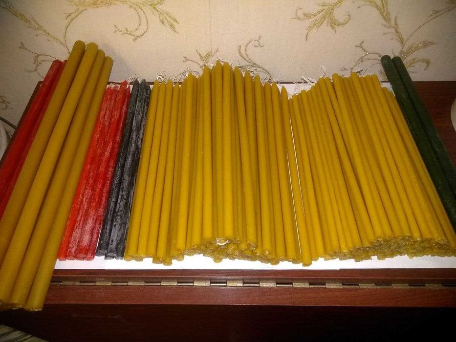 СВЕЧИ ВОСКОВЫЕ (100% чистый воск) !!!