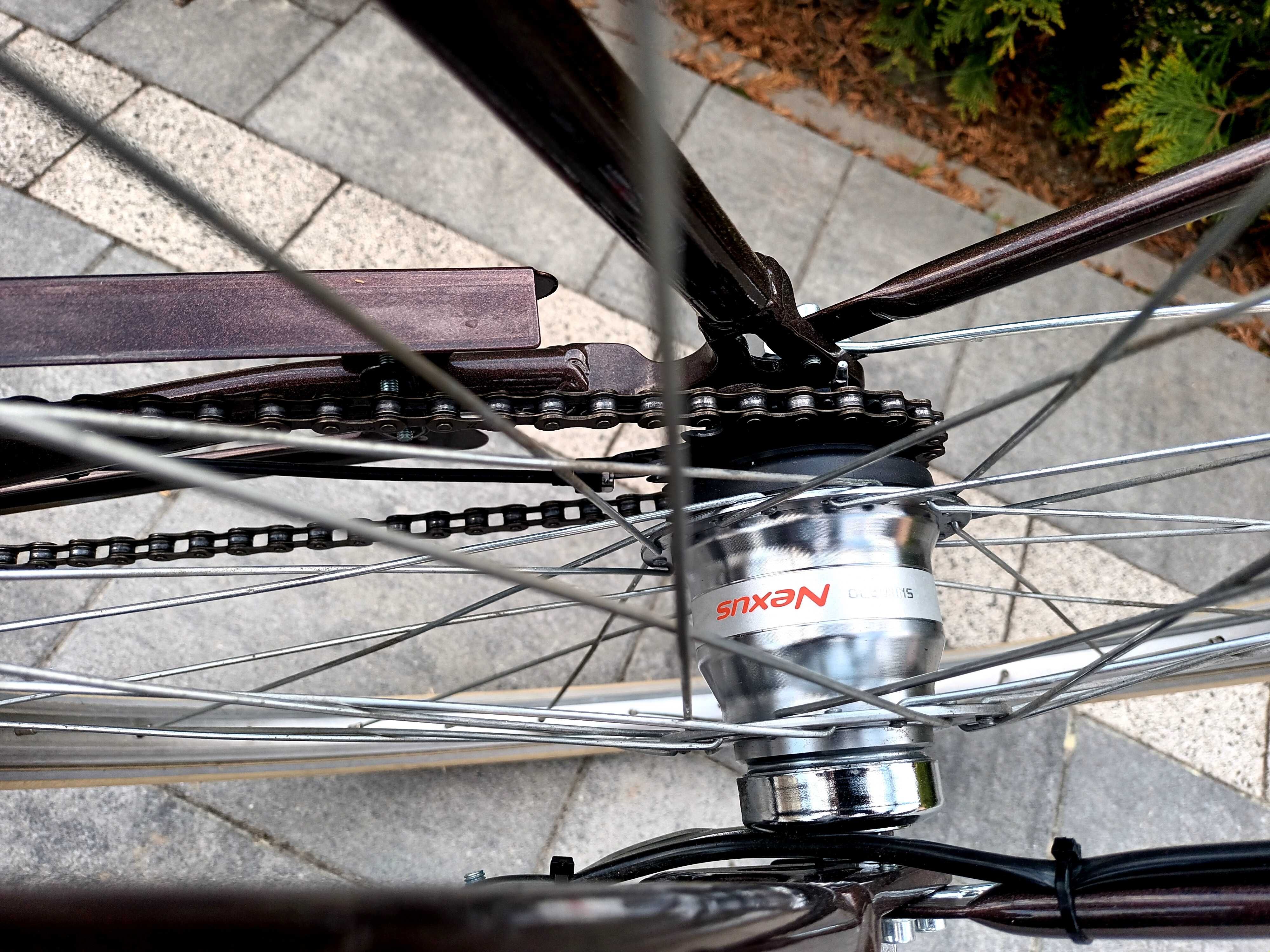 Niemiecki Rower  Damski Triumph Prądnica,LED,Nexus7 Stan Jak Nowy