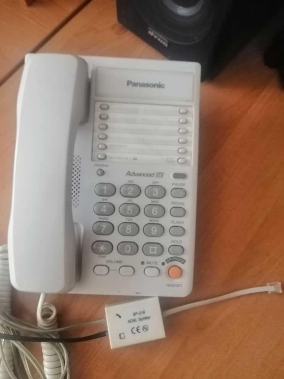 Проводной стационарный телефон Panasonic KX-TS2365RUW. ОРИГИНАЛ.