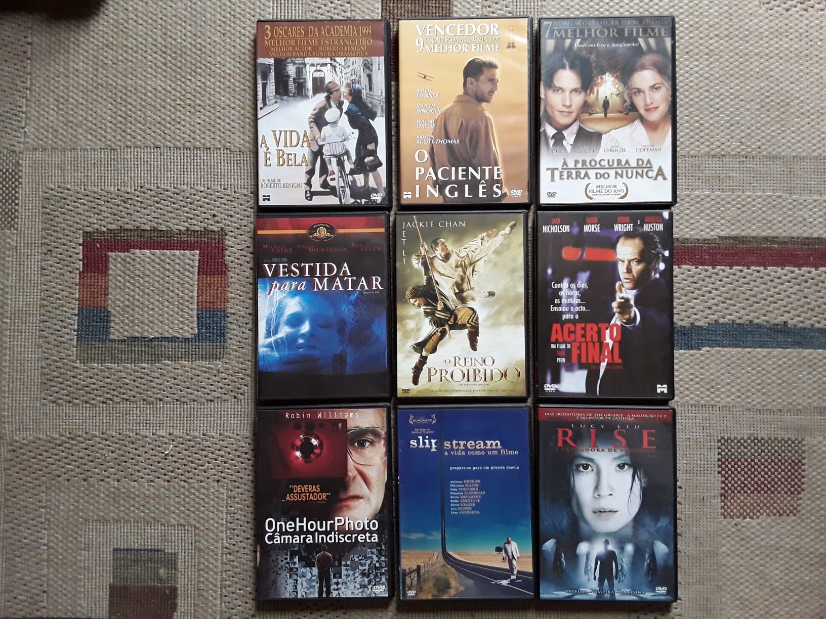 9 DVDs Originais Vários Filmes (NOVOS)