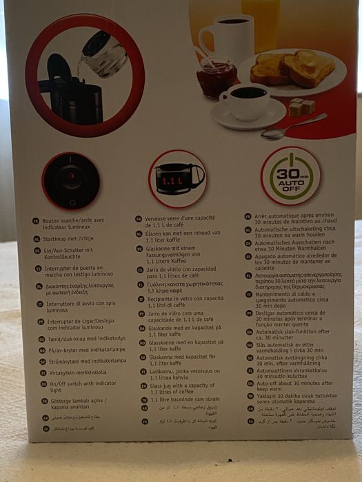 Máquina de café filtro nunca usada