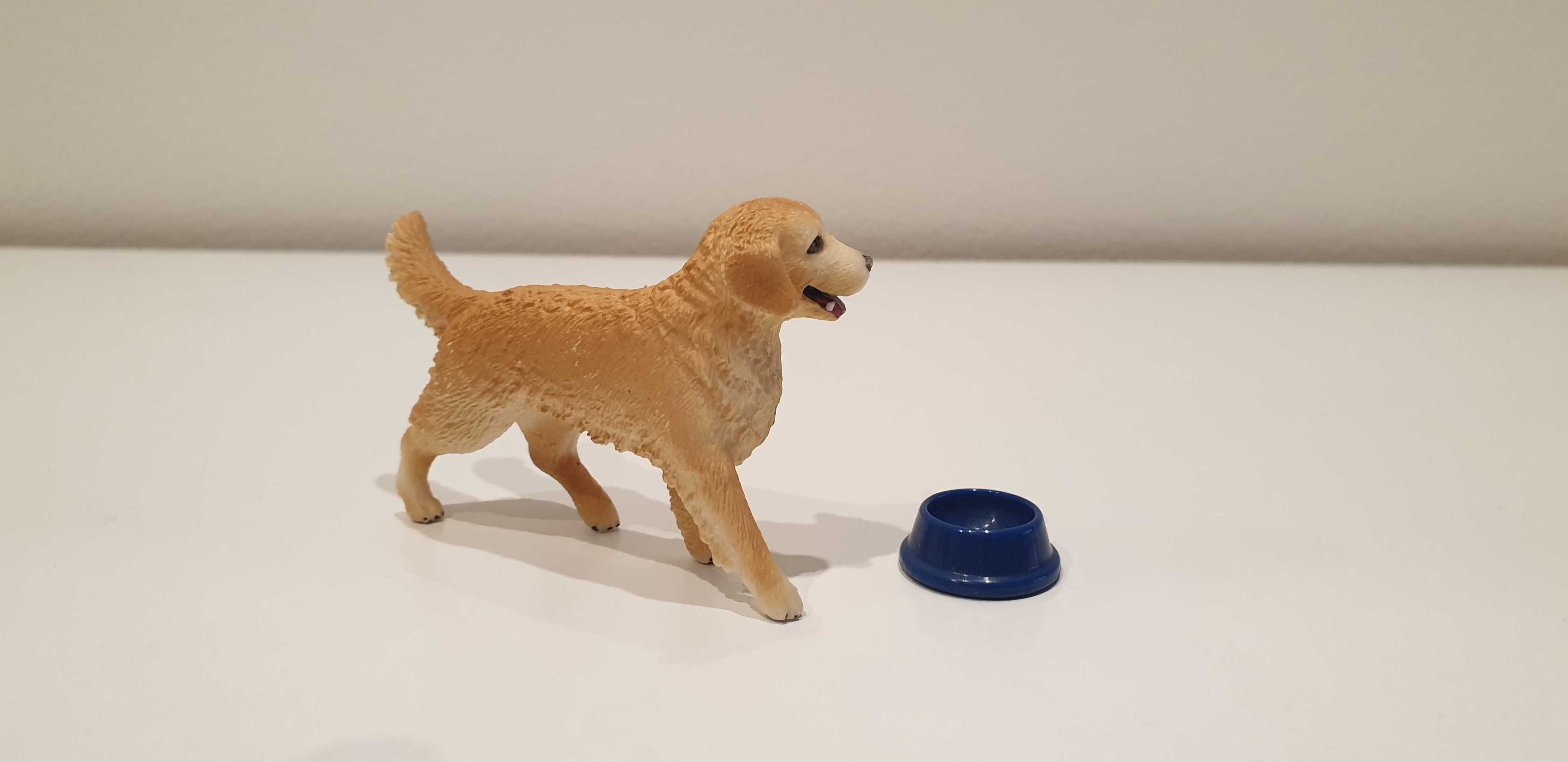 Schleich piesek z miską