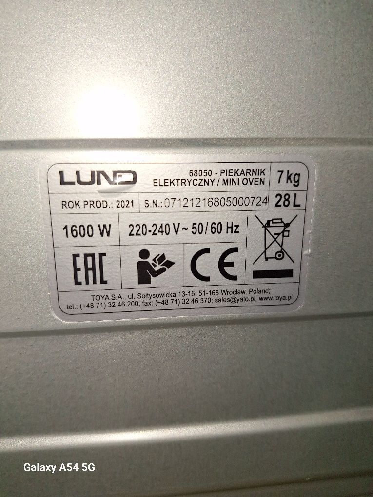 Piekarnik elektyczny