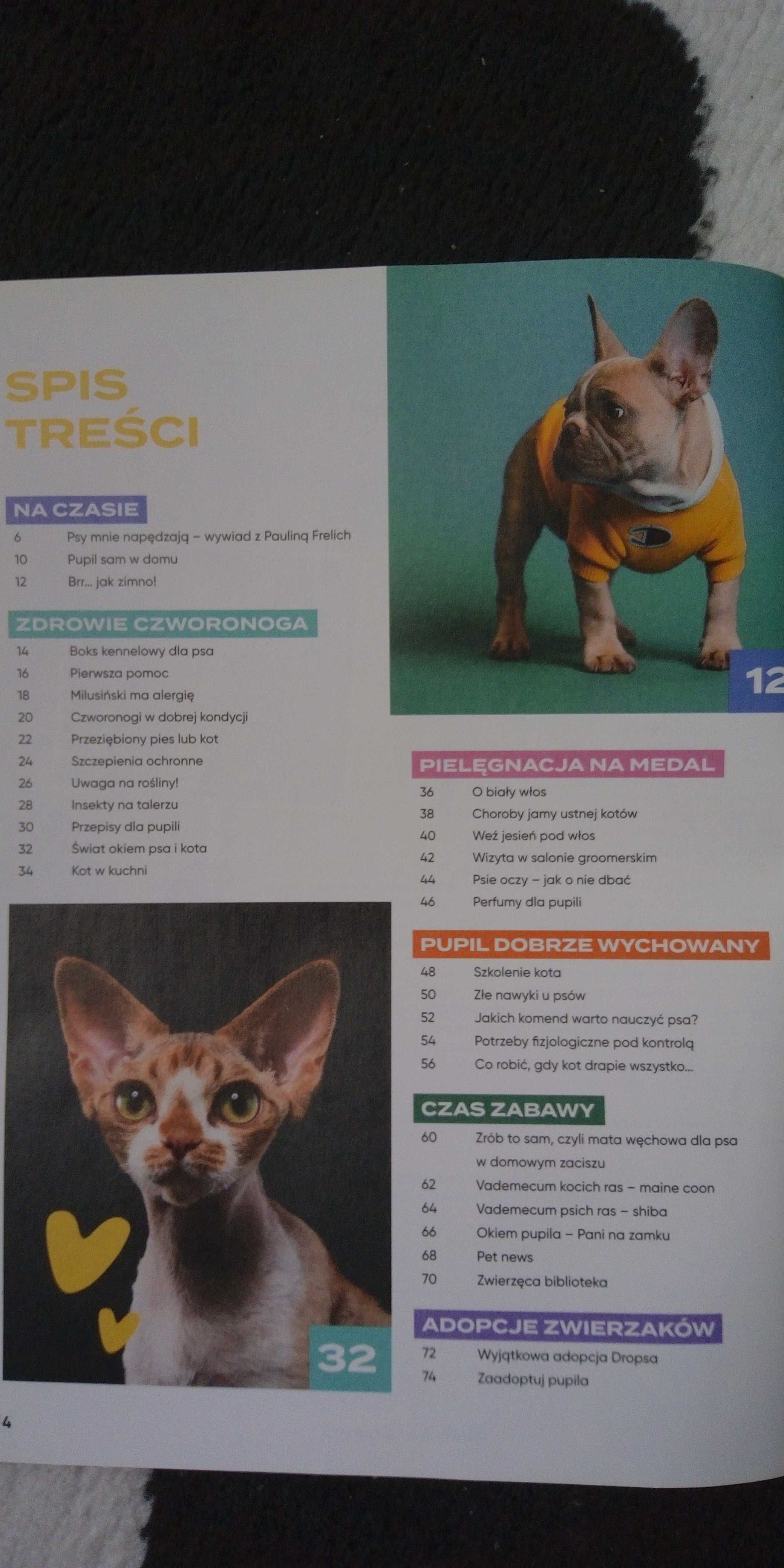 Pupilowe sprawy Magazyn miłośników psów i kotów od 2 nr do 7 nr