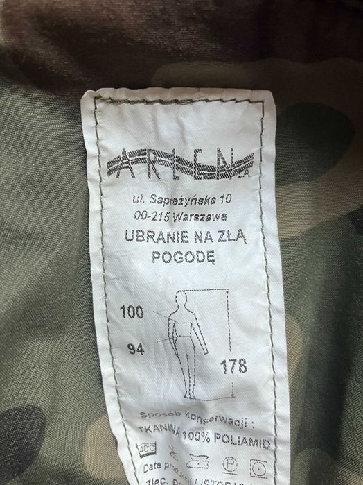 Spodnie wojskowe z membraną