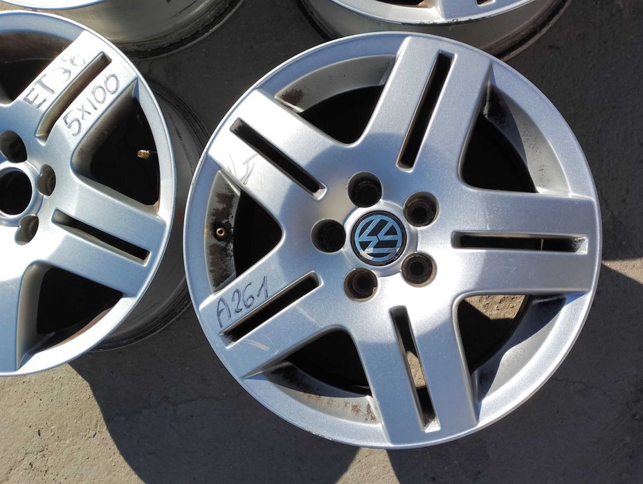 Felgi Aluminiowe VW 6Jx15'' ET38 5X100 Obrzycko A261