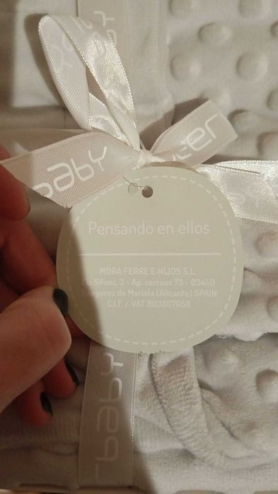 Manta bébe com doudou